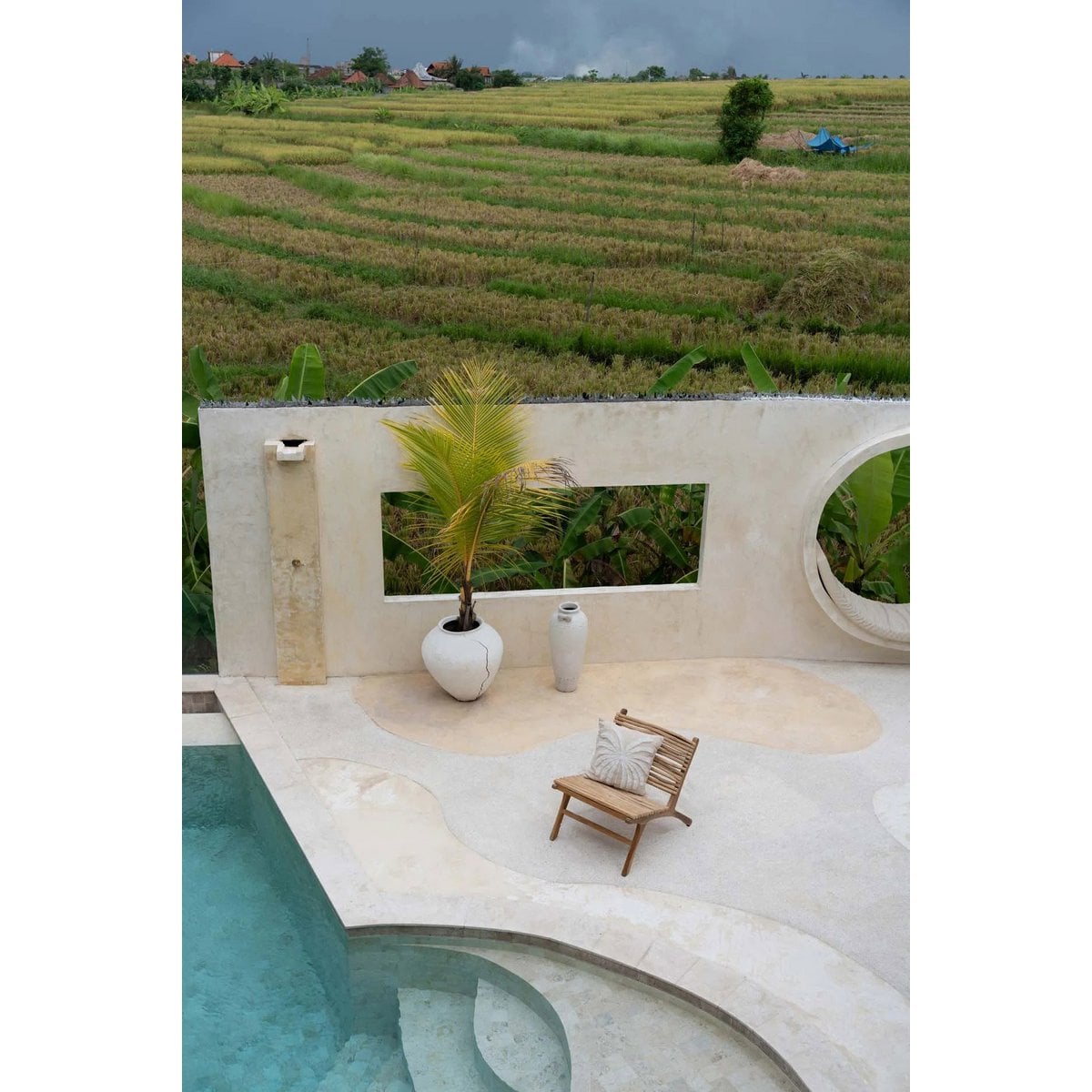 De Isla Palm Kussenhoes - Natuurlijk Wit – Bazar Bizar Living (foto 3 van 7)