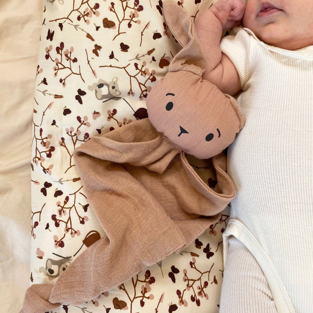 Nuuroo Ado Knuffeldoekje – 2-pack – Crème / Roze