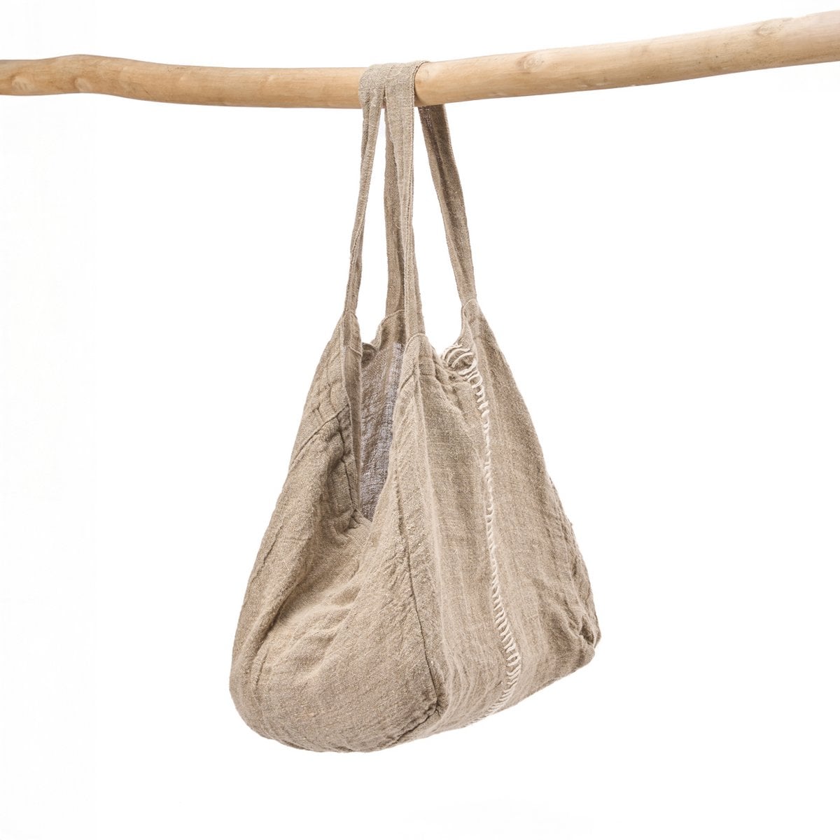 De Tote-ally Linnen Shopper - Naturel – Bazar Bizar Living (foto 4 van 10)