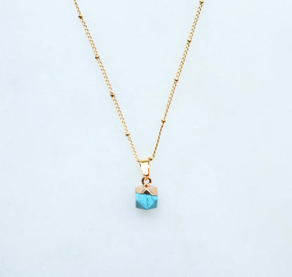 Turquoise Ketting (XS) – kracht & balans