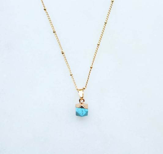 Turquoise Ketting (XS) – kracht & balans