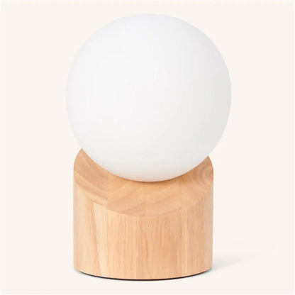 Quin Lichtbruine Houten Lamp