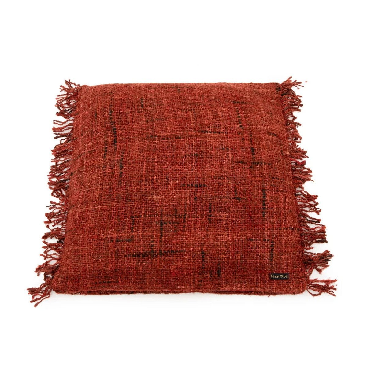 The Oh My Gee Kussenhoes - Kersenrood - 60x60 – Bazar Bizar Living