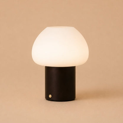 Fynn Donkerbruine Houten Oplaadbare Lamp