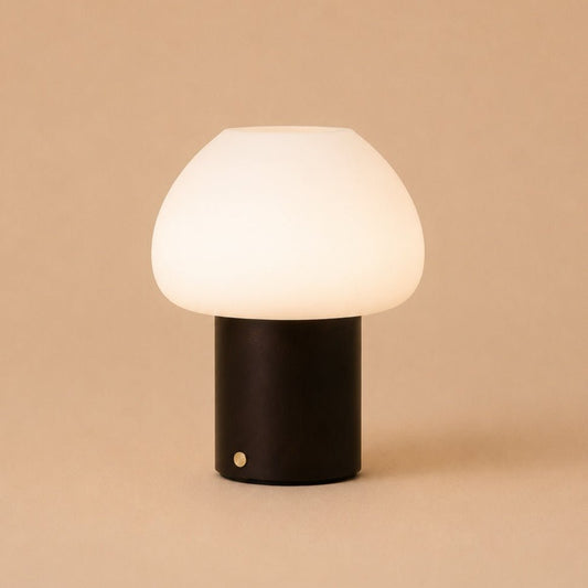 Fynn Donkerbruine Houten Oplaadbare Lamp