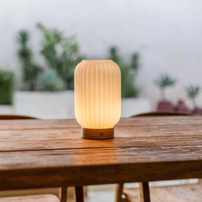 Lilly lichtbruine oplaadbare lamp