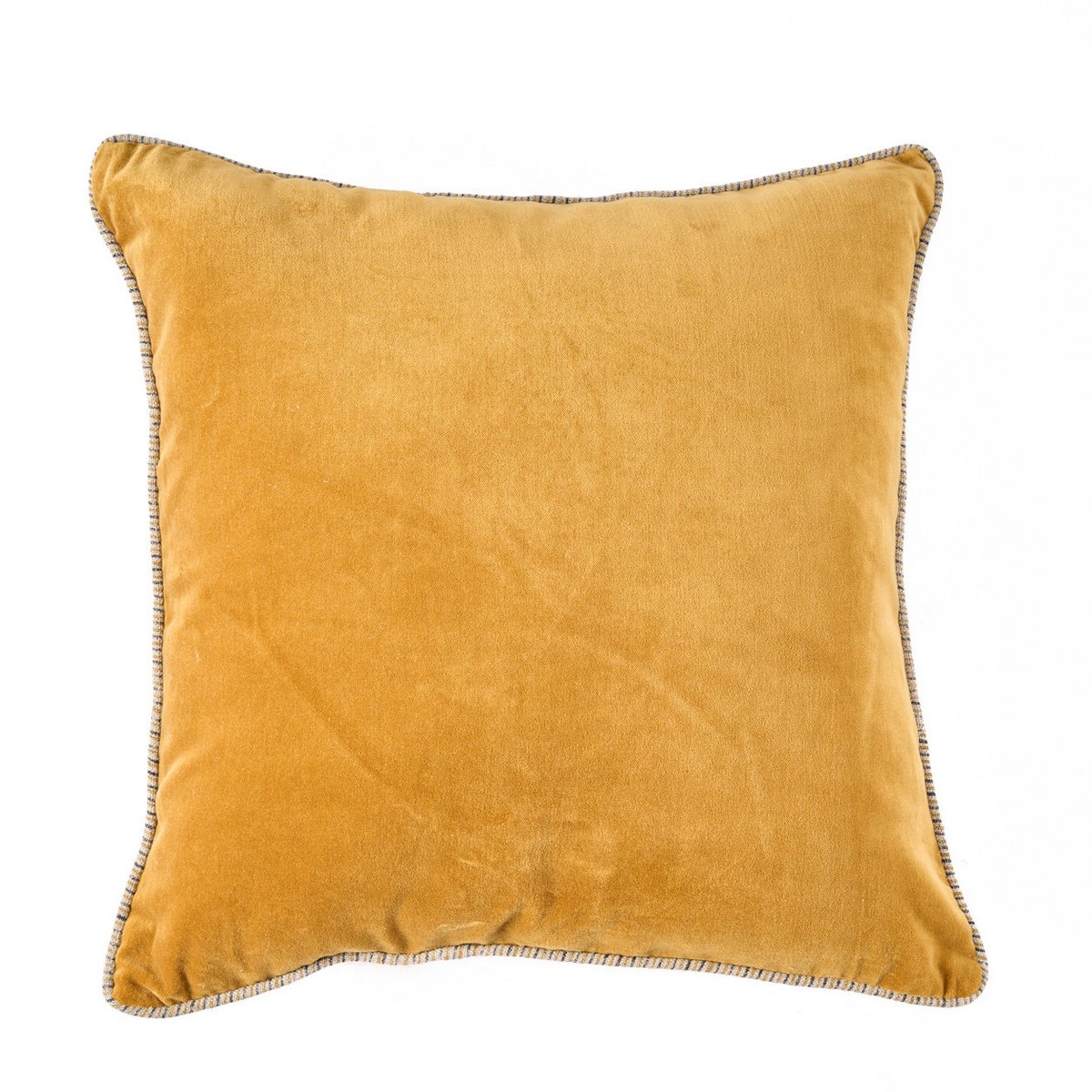 The Velvet Crush Kussenhoes - Mosterd - 50x50 – Bazar Bizar Living