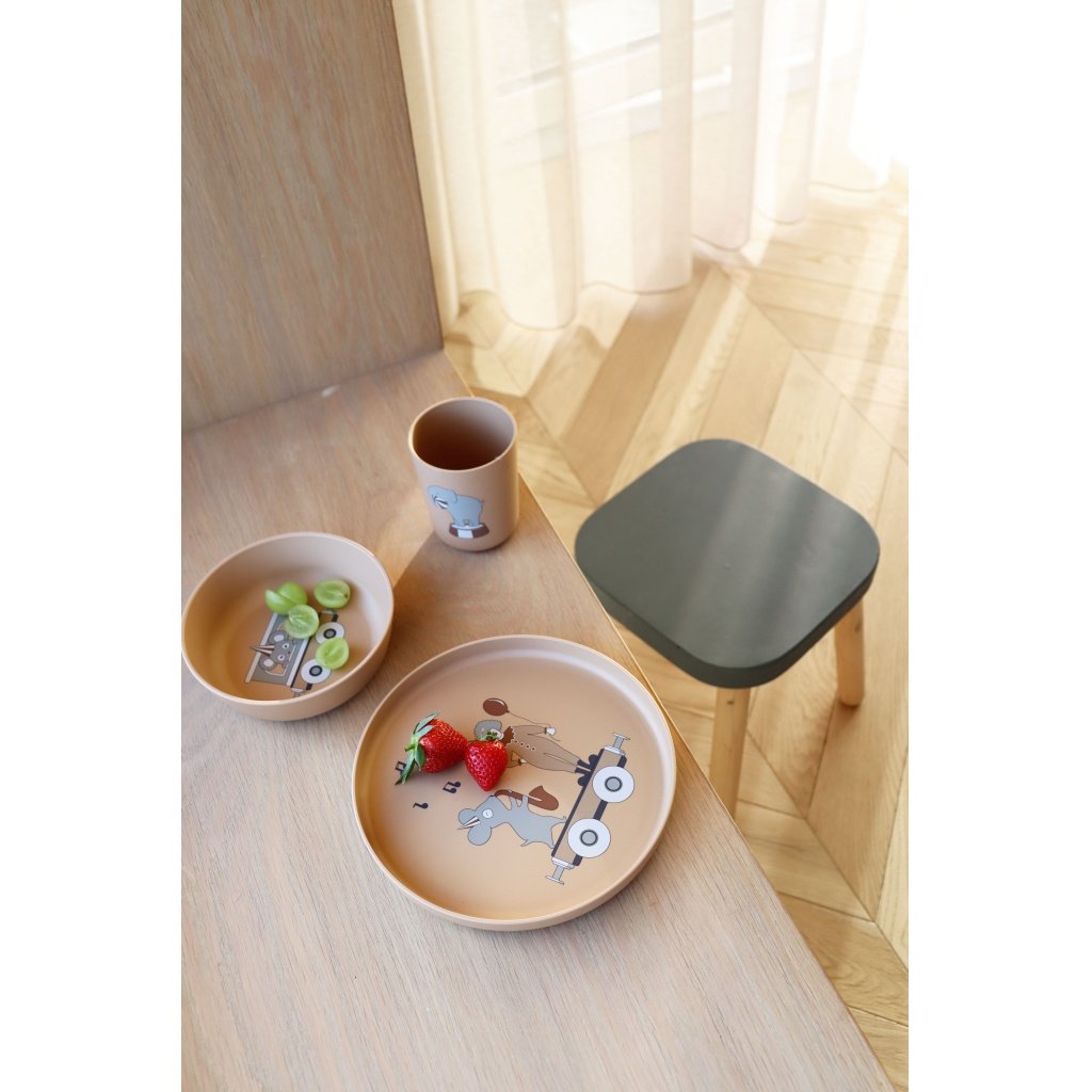 Nuuroo Milas Bioplastic Dinerset 3-Pack (PLA)
