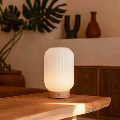 Lilly lichtbruine oplaadbare lamp