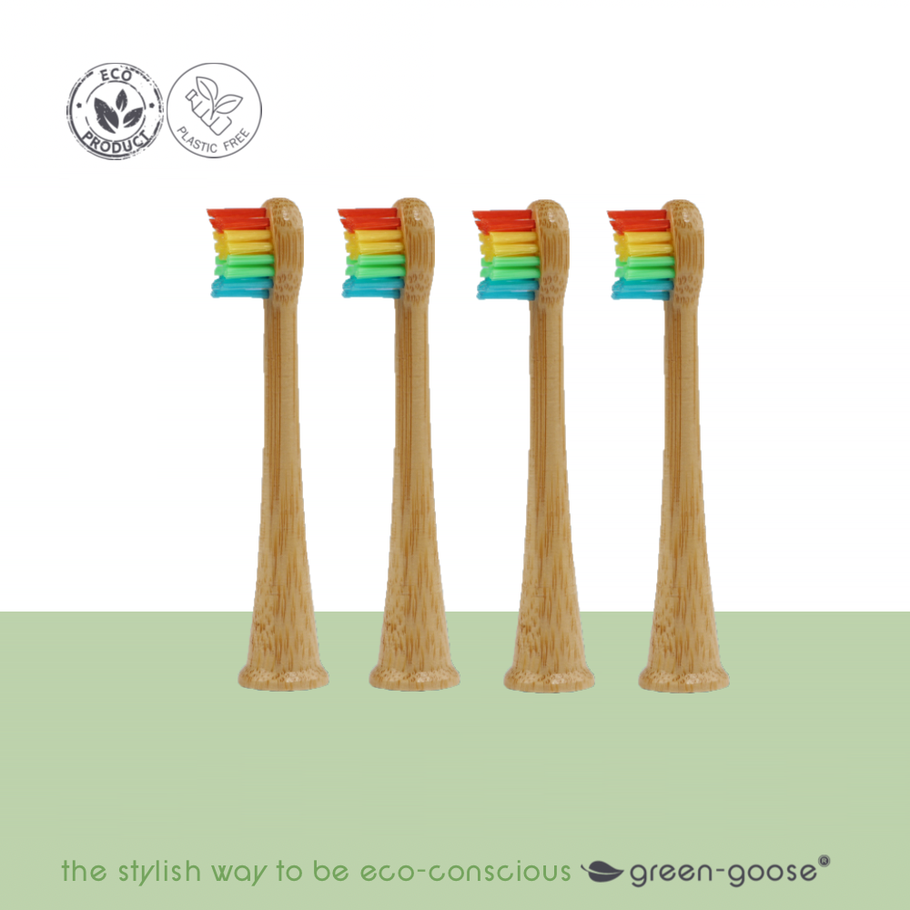 Green-Goose Sonicare Opzetborstels Kinderen - 4 Stuks - Rainbow