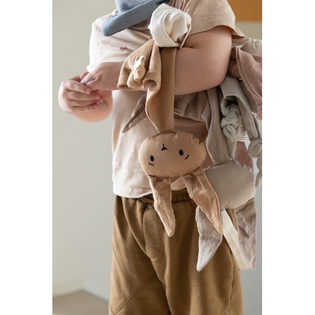 Nuuroo Ado Knuffeldoekje – 2-pack – Lichtbruin / Zand