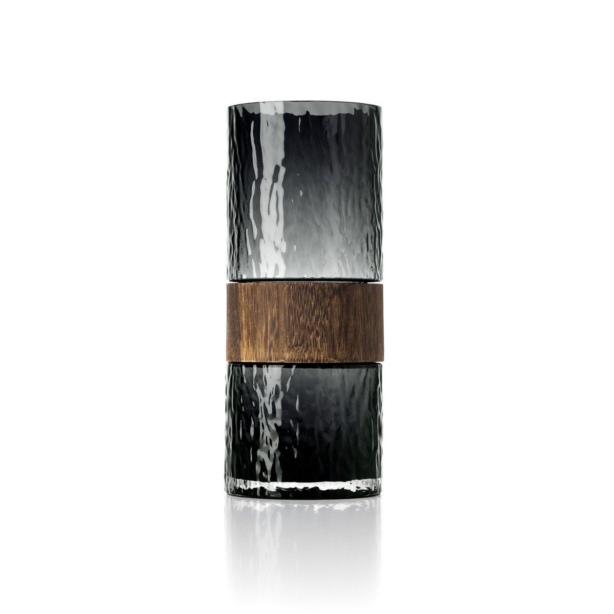 De Wood You Be Mine Vaas - Donkergrijs - L – Bazar Bizar Living
