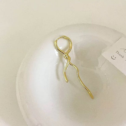 LanLivia Gedraaide Knoop Oorbellen