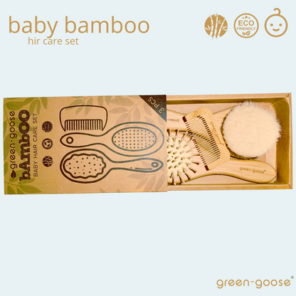 Green-Goose Baby Bamboe Haarverzorgingspakket