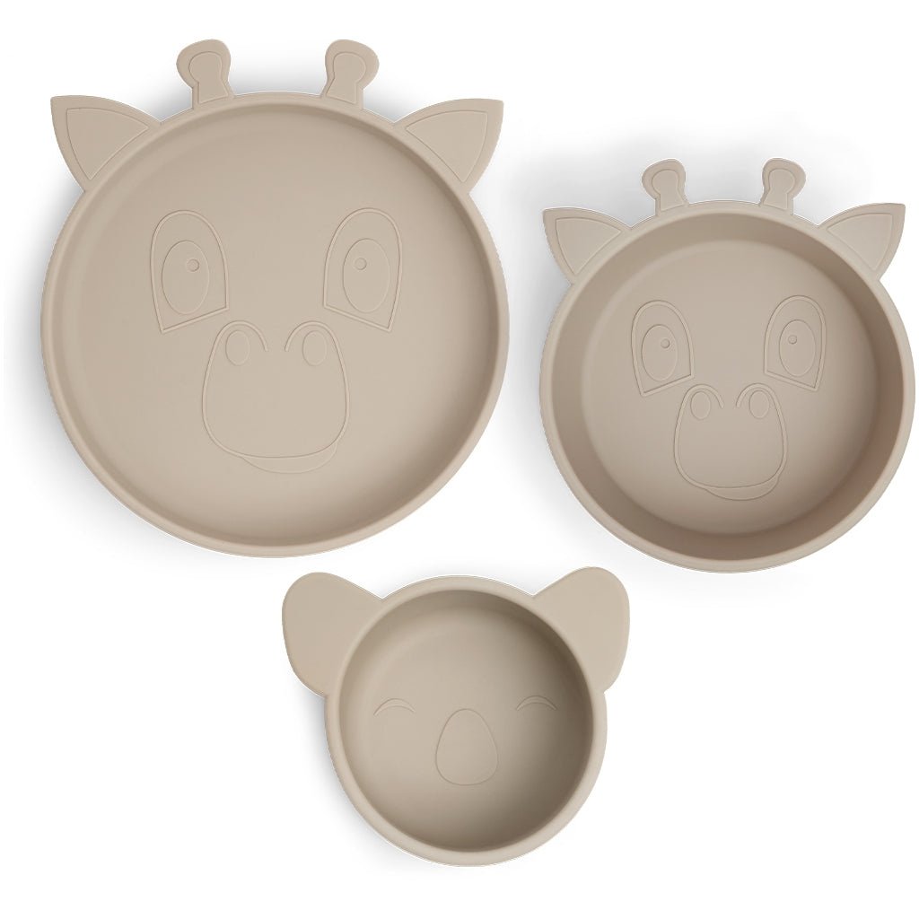 Nuuroo Benni Siliconen Dinerset 3-Pack Kasseien