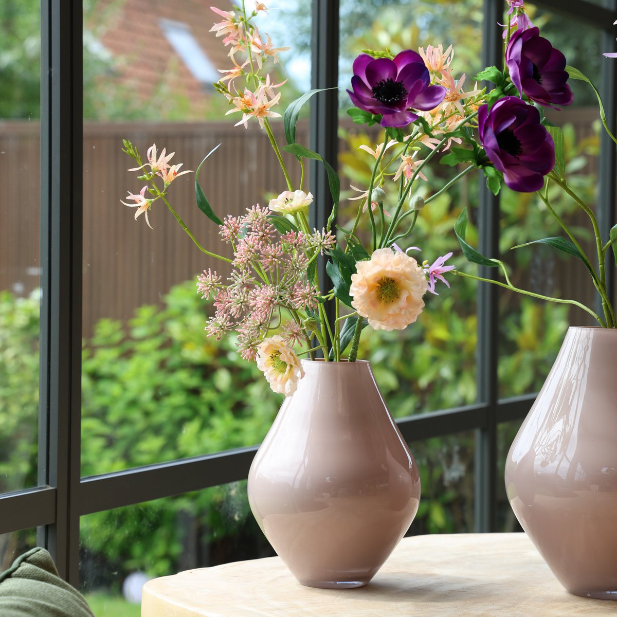 Vaas - Lesse metallic pastel pink – Vase The World (foto 2 van 7)