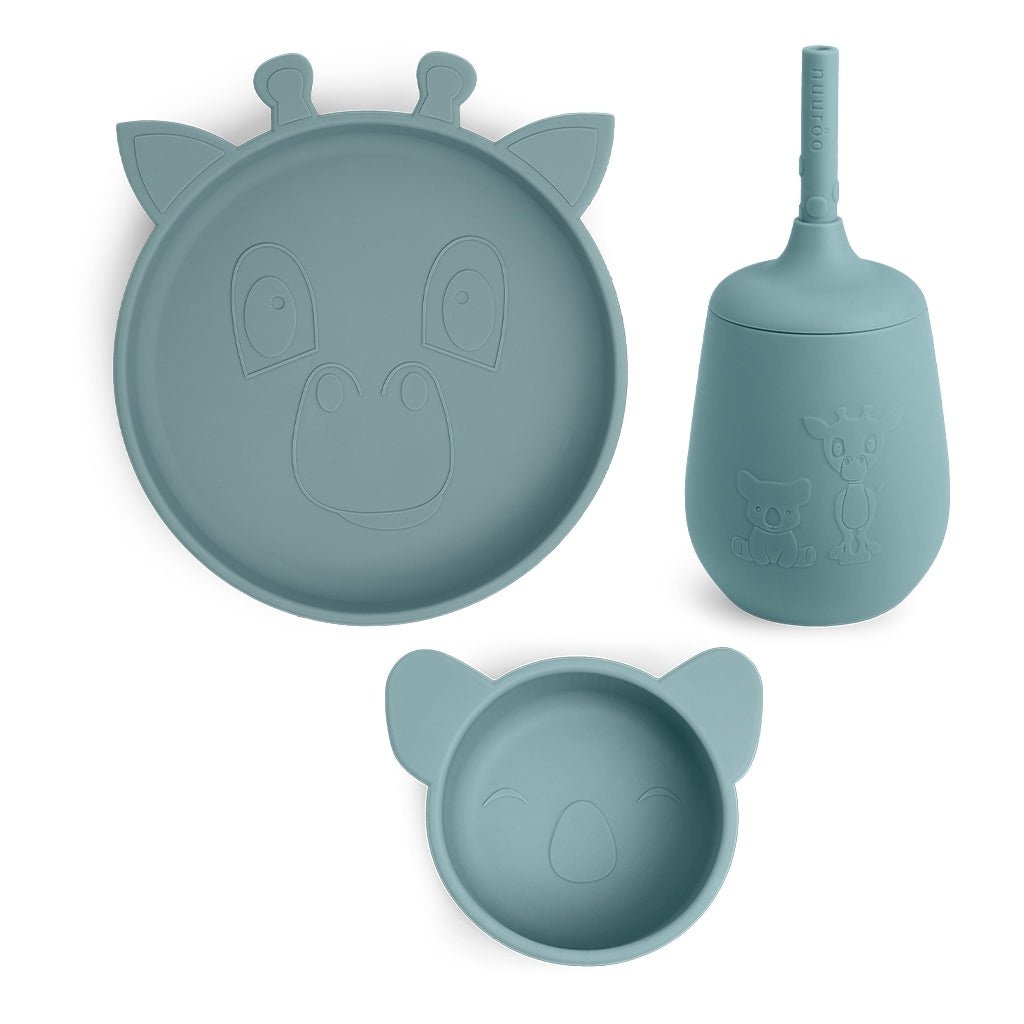 Nuuroo Siliconen Dinerset 3-Pack Lood