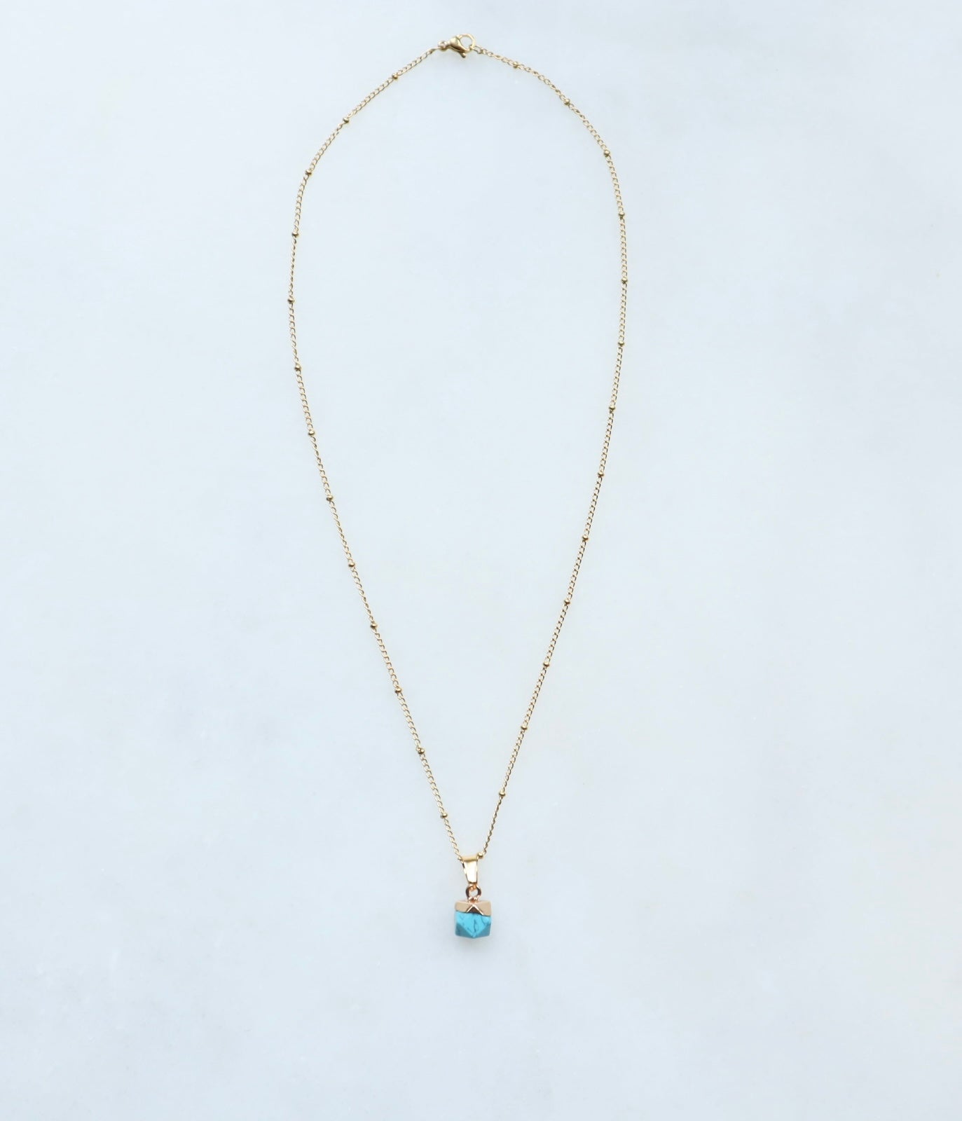Turquoise Ketting (XS) – kracht & balans