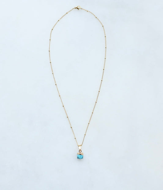 Turquoise Ketting (XS) – kracht & balans