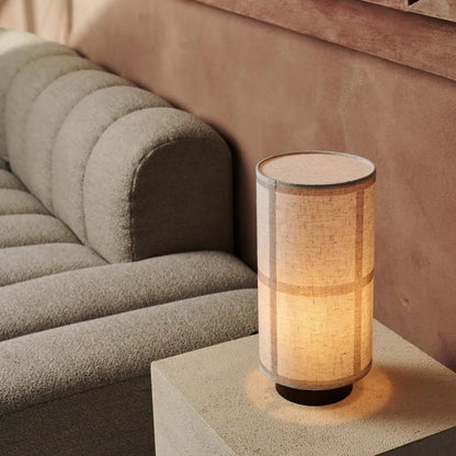 Sakura Donkerbruine Tafellamp | Linnenmix Schaduw & Stijlvolle Verlichting