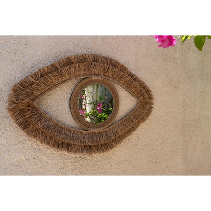 De Raffia Oogspiegel - Naturel - M