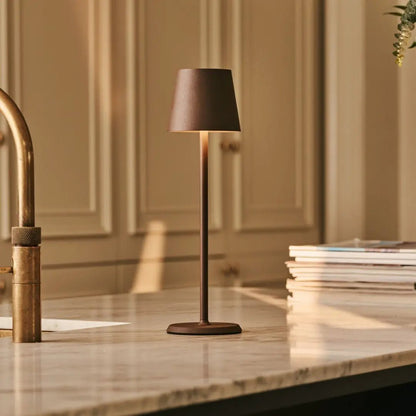 Jasper Mokka Bruin Oplaadbare Lamp