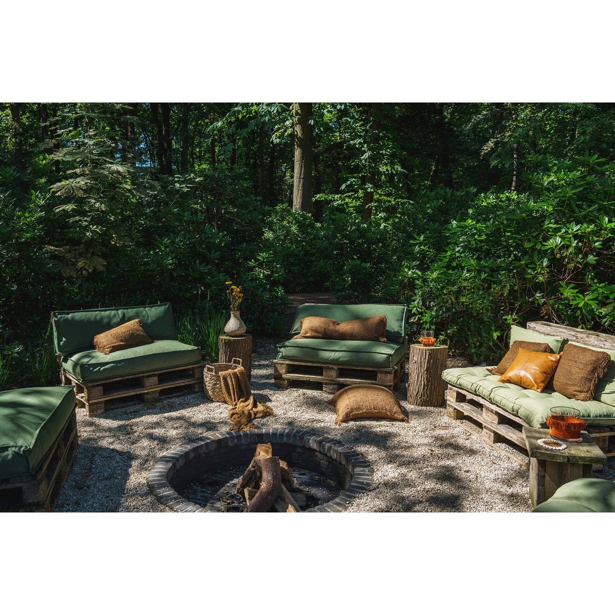 The Four Panel Leren Kussenhoes - Camel - 40x40 – Bazar Bizar Living (foto 7 van 7)