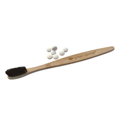 Green-Goose Bamboe Tandenborstels – 8 Stuks – Hard