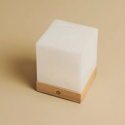 Yce Lichtbruine oplaadbare houten lamp