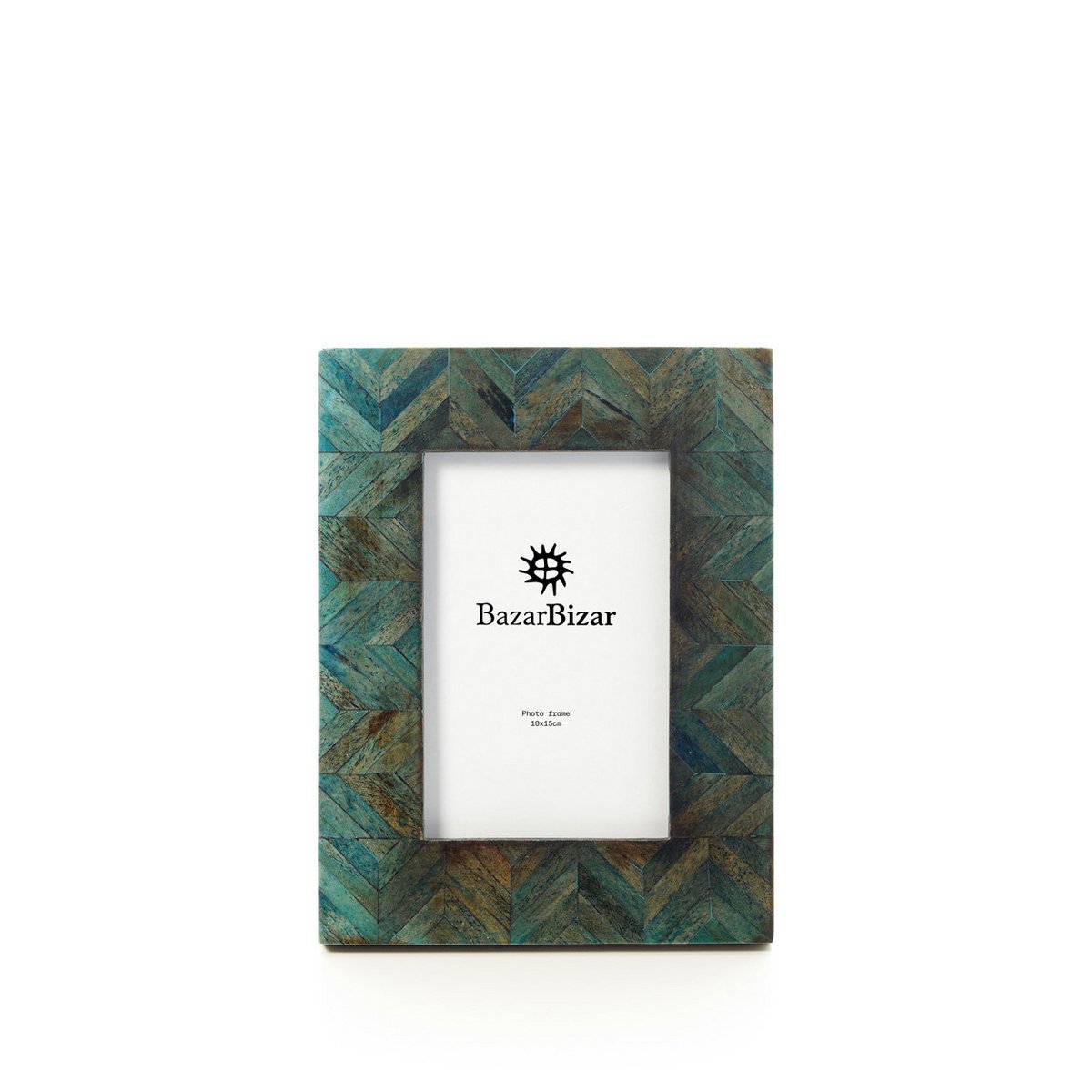 Het Drift Bleu-mozaïekframe - 10x15 – Bazar Bizar Living