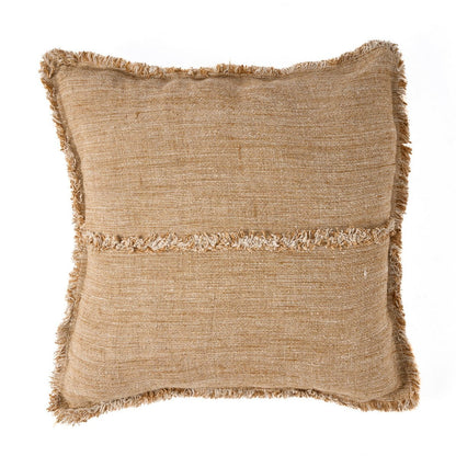 De Sahara Fringe Kussenhoes - Natuurlijk Bruin - 50x50