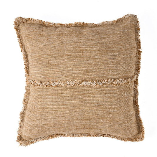 De Sahara Fringe Kussenhoes - Natuurlijk Bruin - 50x50