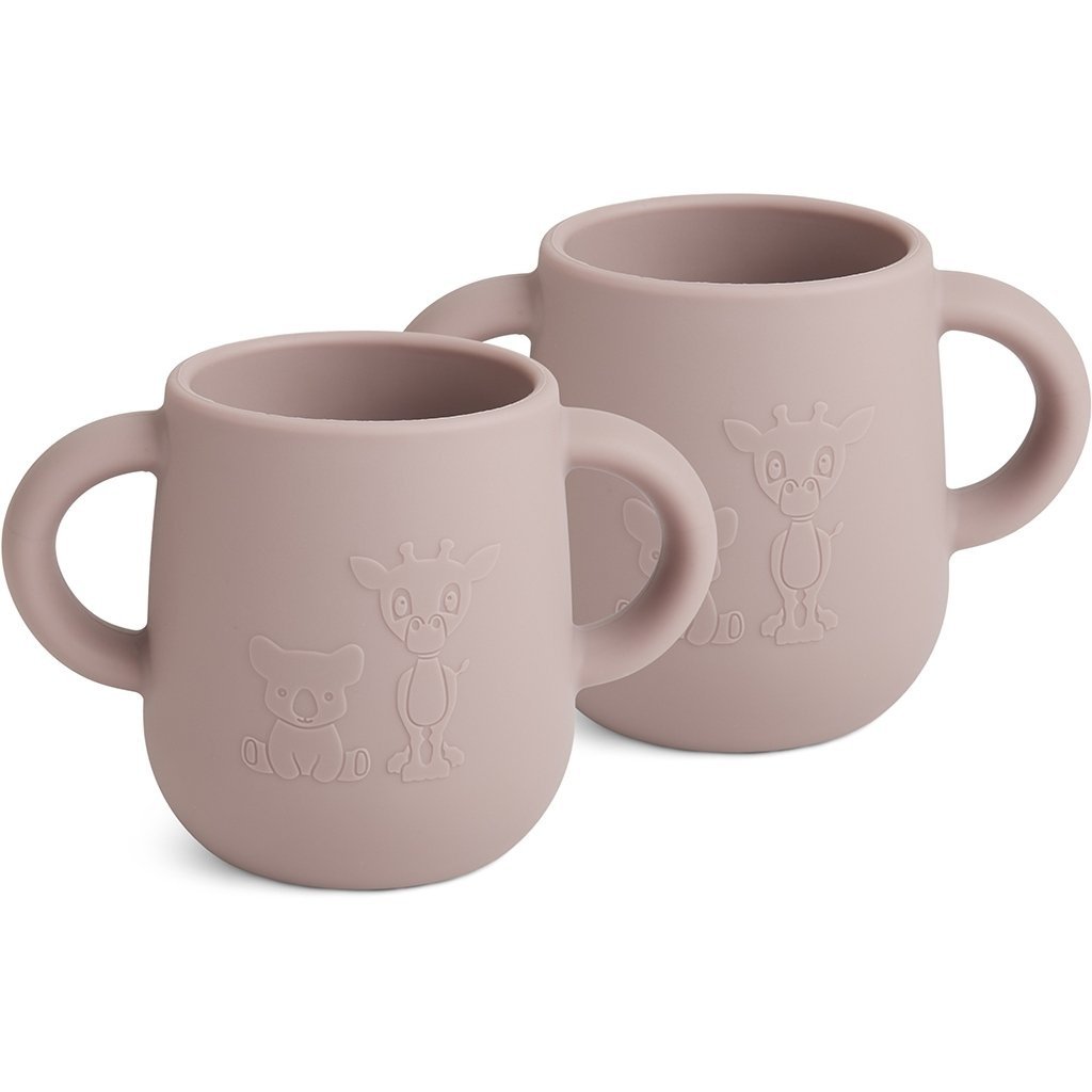 Abiola Siliconen Drinkbeker – 2-pack | Woodrose | 145 ml