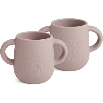 Abiola Siliconen Drinkbeker – 2-pack | Woodrose | 145 ml