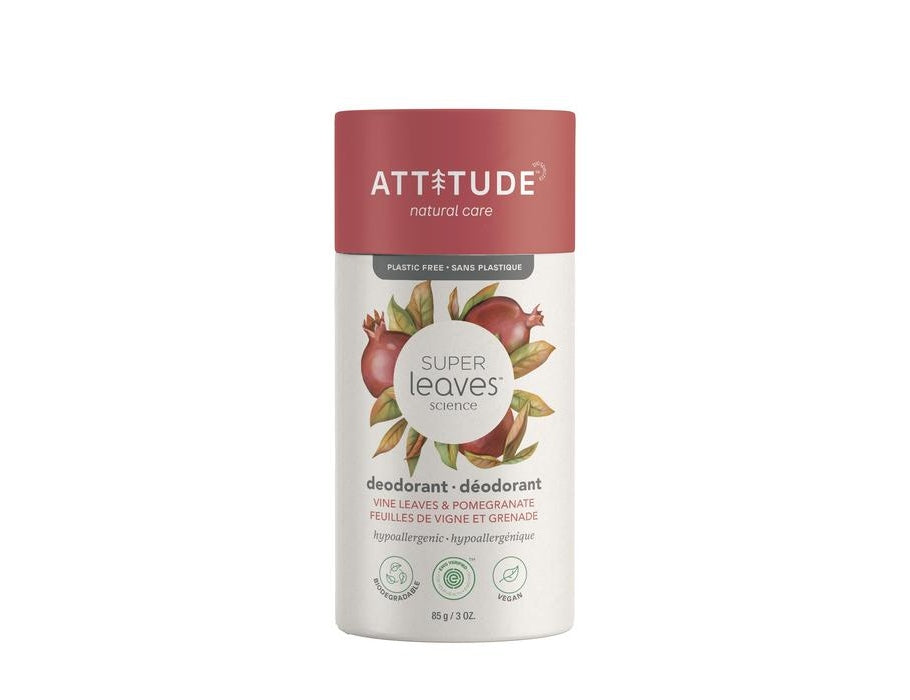 Attitude Deodorant – Vine Leaves & Pomegranate (85g)