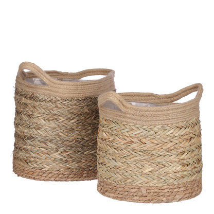 Plantenmand set Anne Lichtbruin