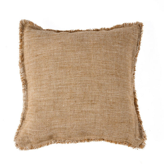 De Sahara Fringe Kussenhoes - Natuurlijk Bruin - 50x50