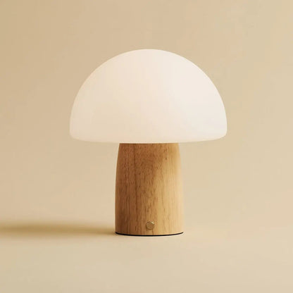 Mia Lichtbruine stijlvolle oplaadbare tafellamp