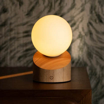 Morris lichtbruine oplaadbare lamp