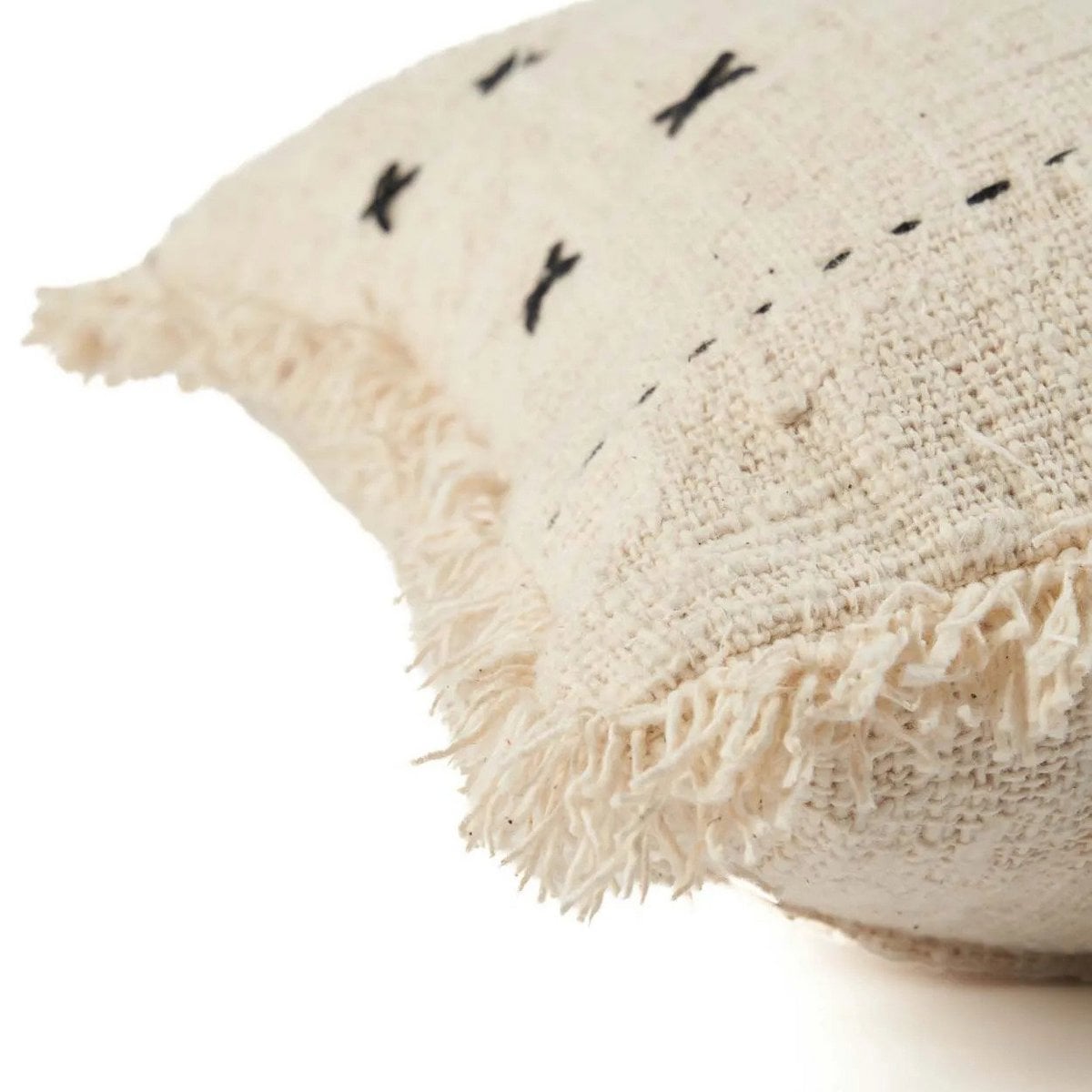 De French Kiss Kussenhoes - Natuurlijk Zwart – Bazar Bizar Living (foto 6 van 7)