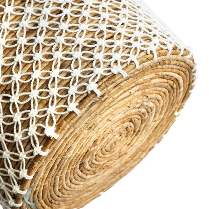 De gekruiste gestikte macrame -mand - m