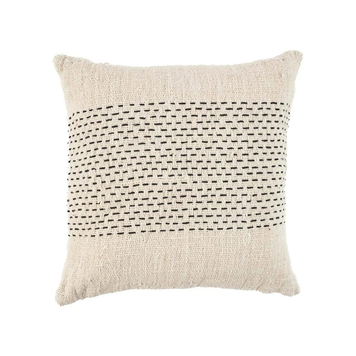 The Misty Kussenhoes - Natuurlijk Zwart – Bazar Bizar Living