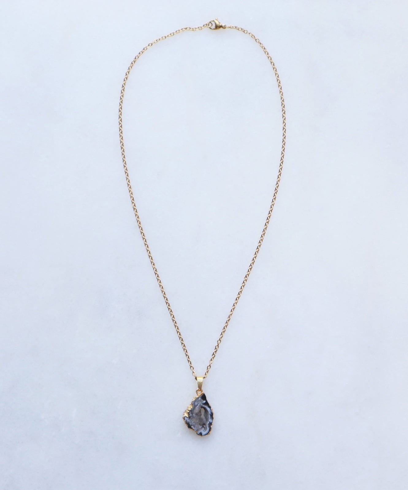 Agaat Geode Ketting – balans & focus