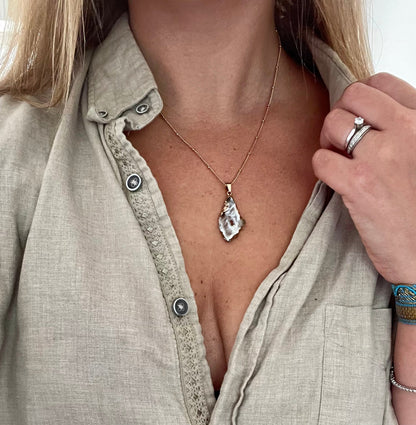 Agaat Geode Ketting – balans & focus