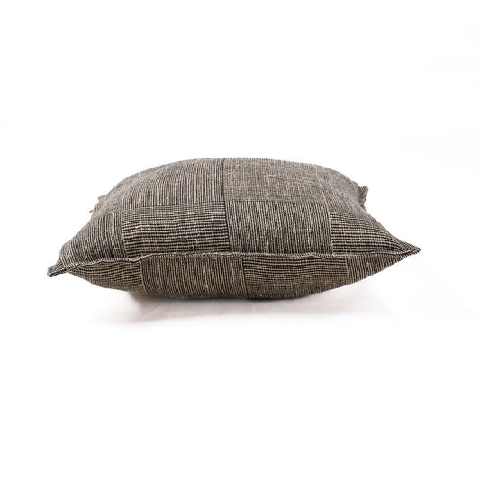 The Bloc Party Kussenhoes - Zwart Naturel - 50x50