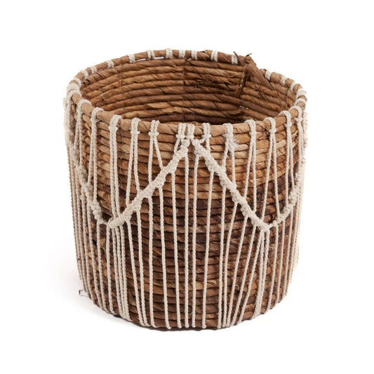 De Macra-doolhofmand - Natuurlijk wit - L