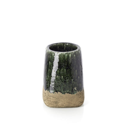 De Moss Conische Plantenbak - Betongroen - L