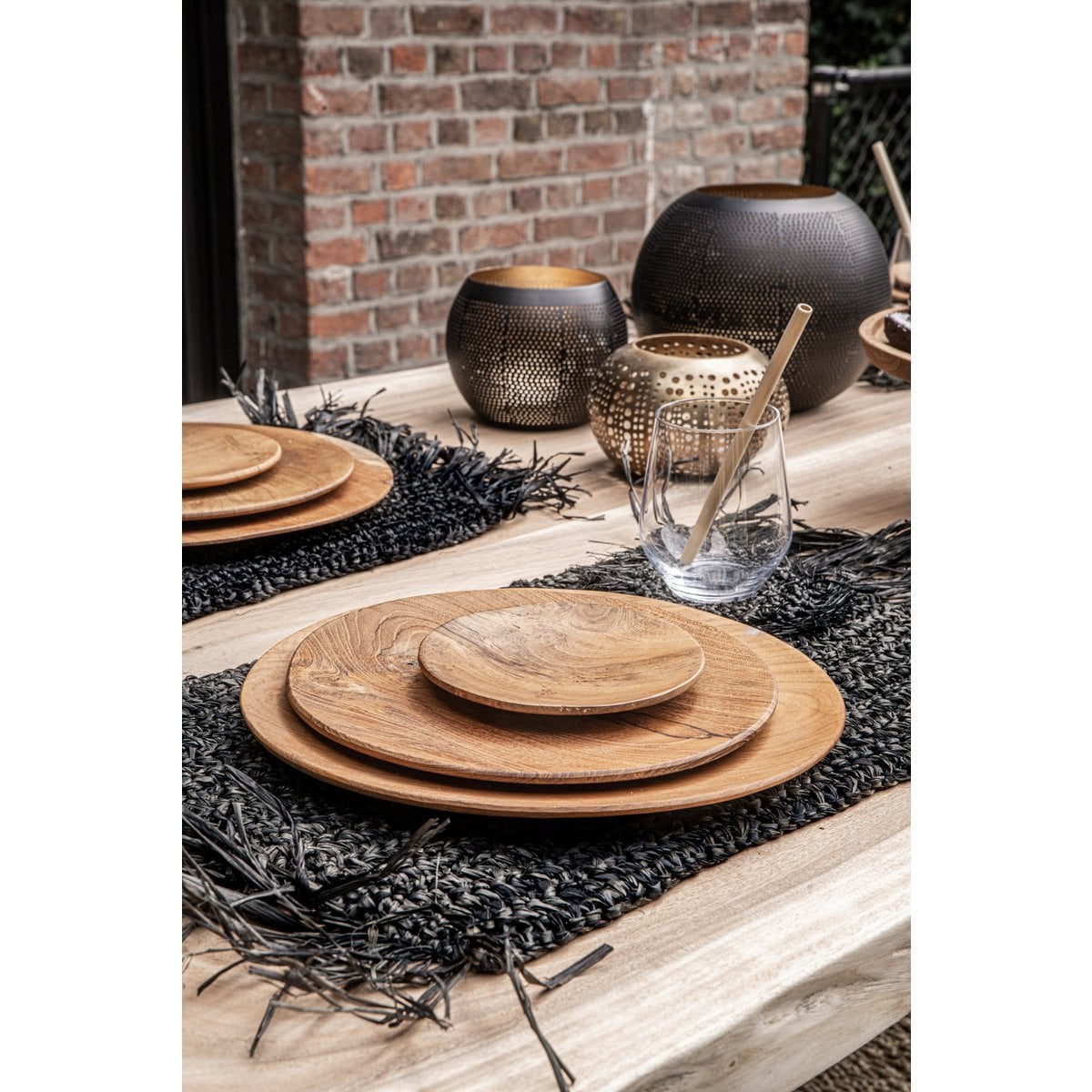 The Pierced Ball - Zwart Goud - L – Bazar Bizar Living (foto 3 van 5)