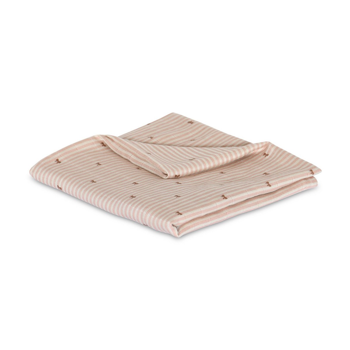 Bamboe mousseline inbakerdoeken – 2-pack – Stripe Bow