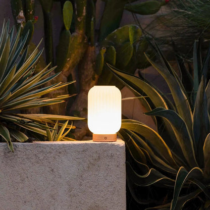 Lilly lichtbruine oplaadbare lamp